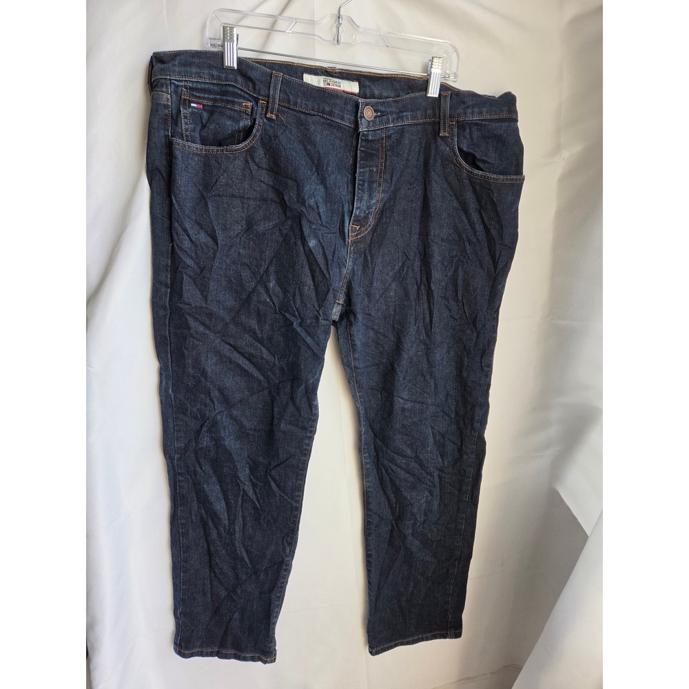 Tommy Hilfiger Jeans Mens  Dark Indigo Dark Straight Mid Straight
